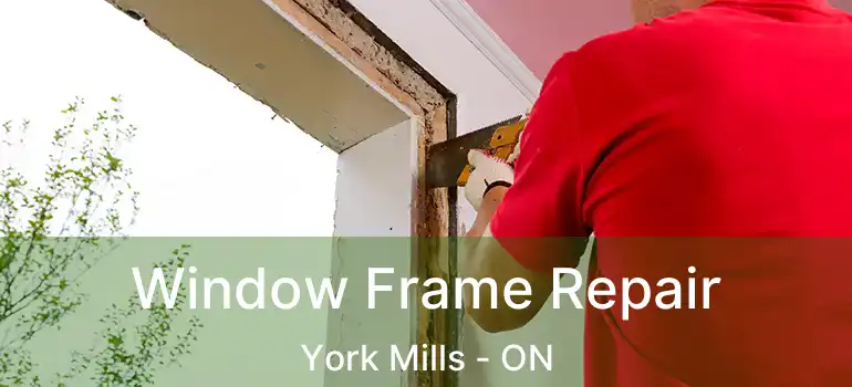  Window Frame Repair York Mills - ON