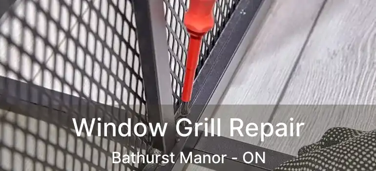  Window Grill Repair Bathurst Manor - ON