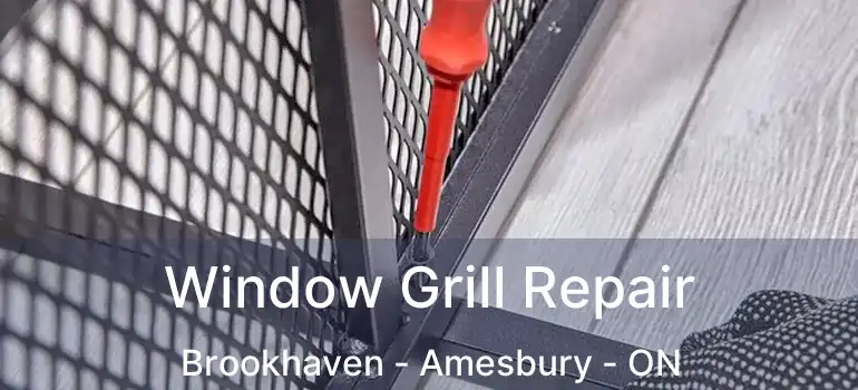  Window Grill Repair Brookhaven - Amesbury - ON