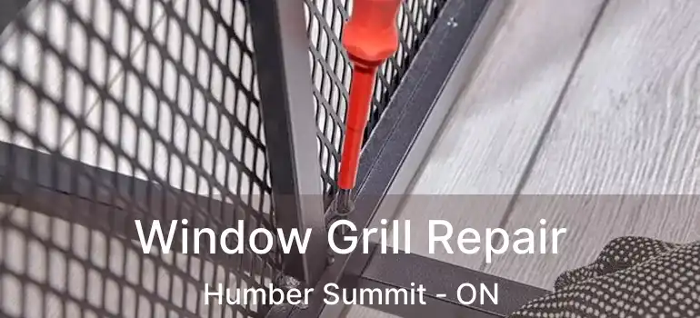  Window Grill Repair Humber Summit - ON