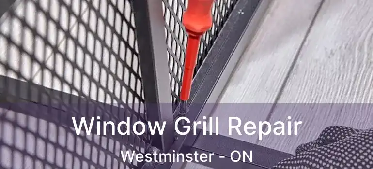  Window Grill Repair Westminster - ON