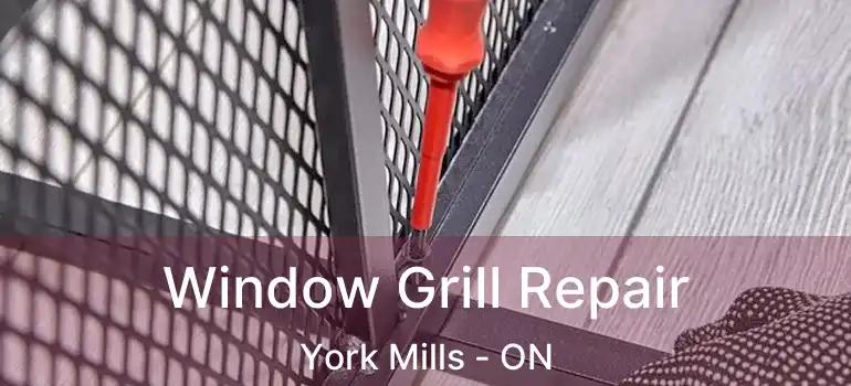  Window Grill Repair York Mills - ON