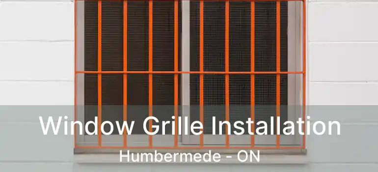  Window Grille Installation Humbermede - ON