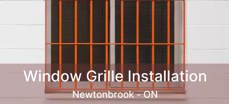  Window Grille Installation Newtonbrook - ON