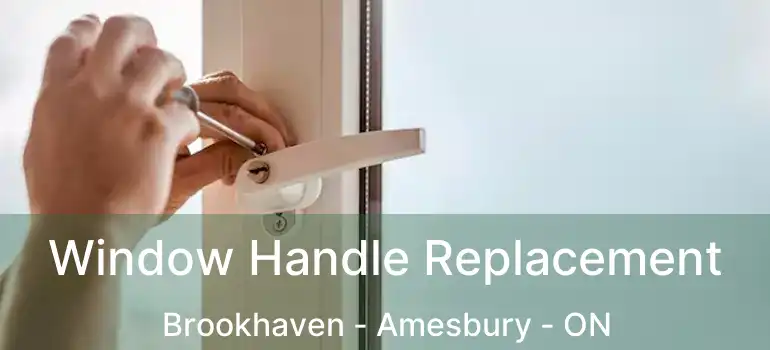  Window Handle Replacement Brookhaven - Amesbury - ON