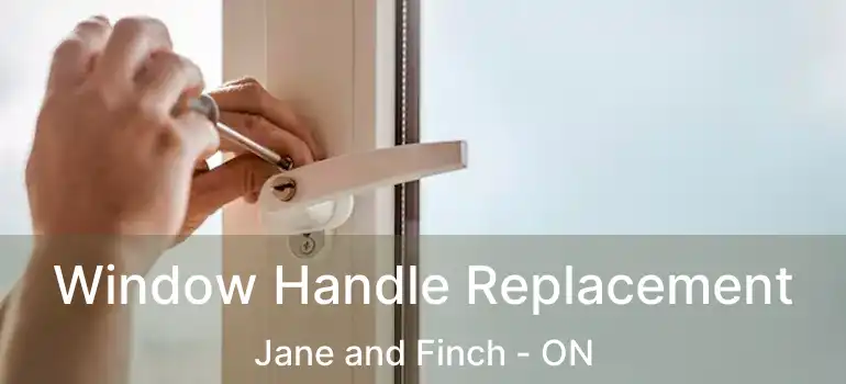  Window Handle Replacement Jane and Finch - ON