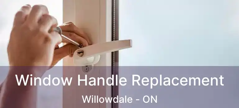  Window Handle Replacement Willowdale - ON