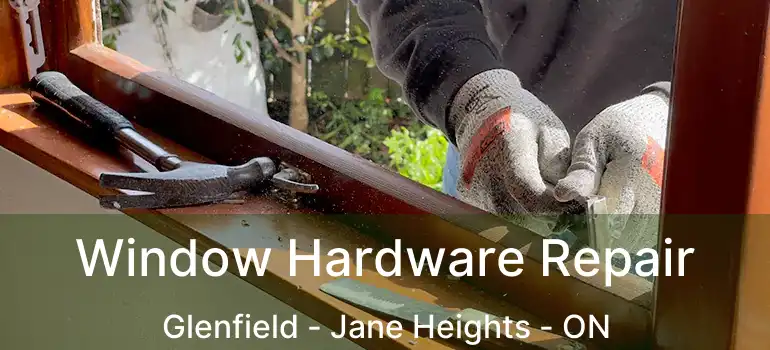  Window Hardware Repair Glenfield - Jane Heights - ON