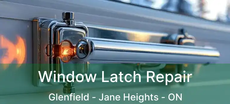  Window Latch Repair Glenfield - Jane Heights - ON