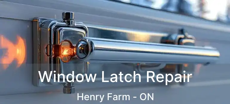  Window Latch Repair Henry Farm - ON