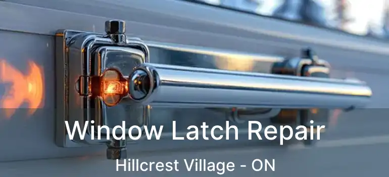  Window Latch Repair Hillcrest Village - ON