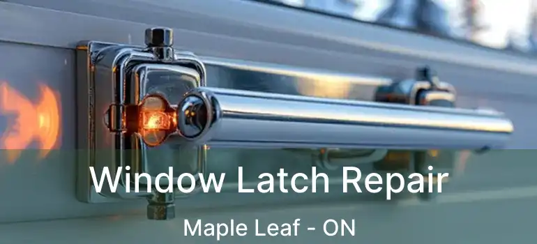  Window Latch Repair Maple Leaf - ON