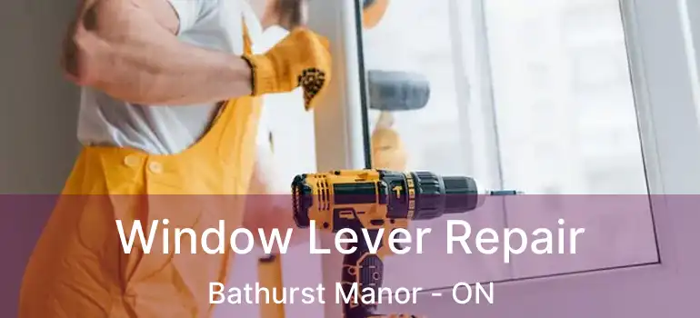  Window Lever Repair Bathurst Manor - ON