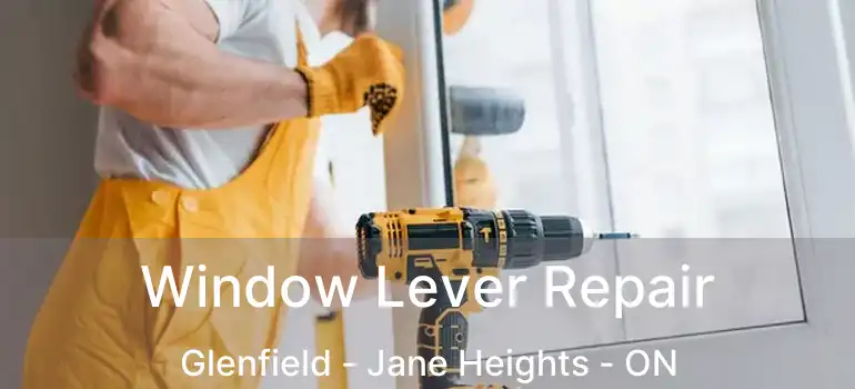  Window Lever Repair Glenfield - Jane Heights - ON