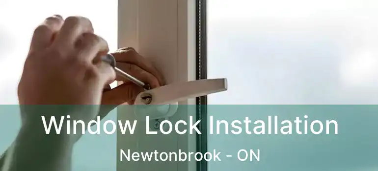  Window Lock Installation Newtonbrook - ON