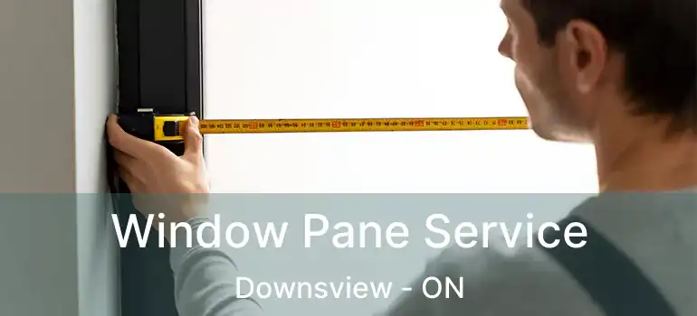  Window Pane Service Downsview - ON