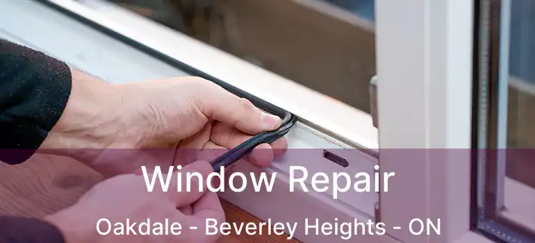  Window Repair Oakdale - Beverley Heights - ON