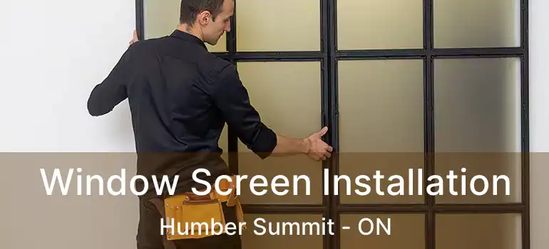 Window Screen Installation Humber Summit - ON