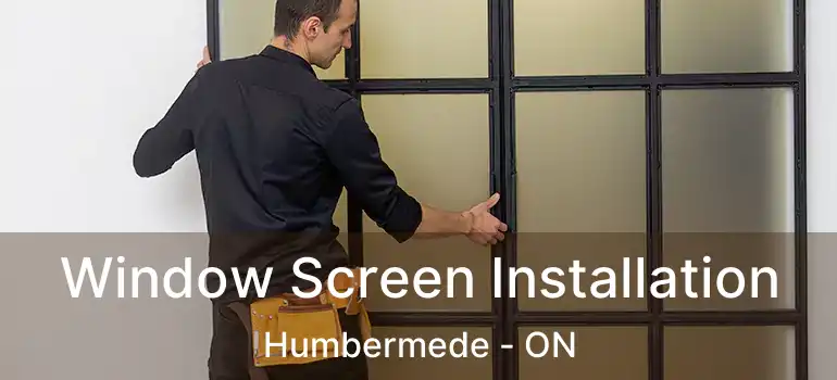  Window Screen Installation Humbermede - ON