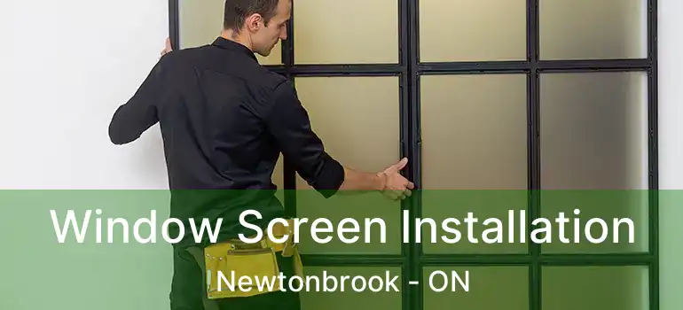 Window Screen Installation Newtonbrook - ON
