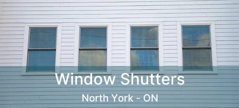  Window Shutters North York - ON