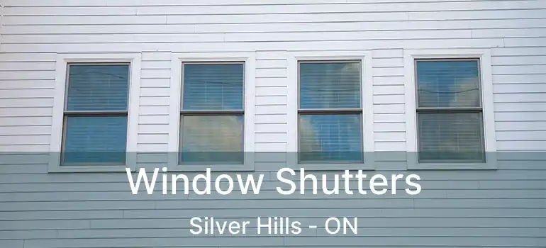  Window Shutters Silver Hills - ON
