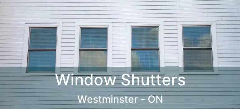  Window Shutters Westminster - ON