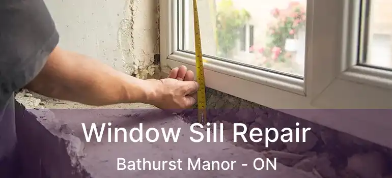  Window Sill Repair Bathurst Manor - ON