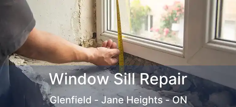  Window Sill Repair Glenfield - Jane Heights - ON