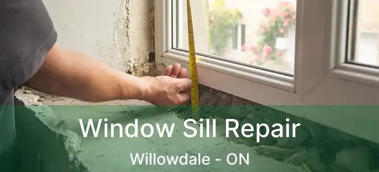  Window Sill Repair Willowdale - ON