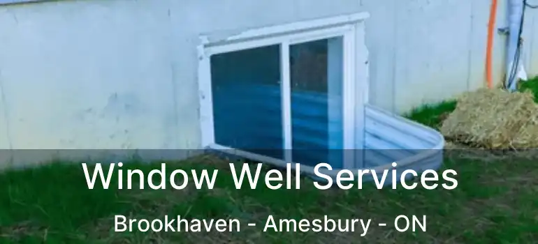  Window Well Services Brookhaven - Amesbury - ON