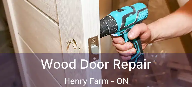  Wood Door Repair Henry Farm - ON