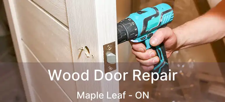  Wood Door Repair Maple Leaf - ON